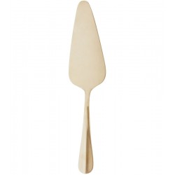 Espátula 25cm Aço Inox Para Bolo Positano Dourada